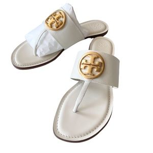 TORY BURCH Benton Band Collection White Sandals